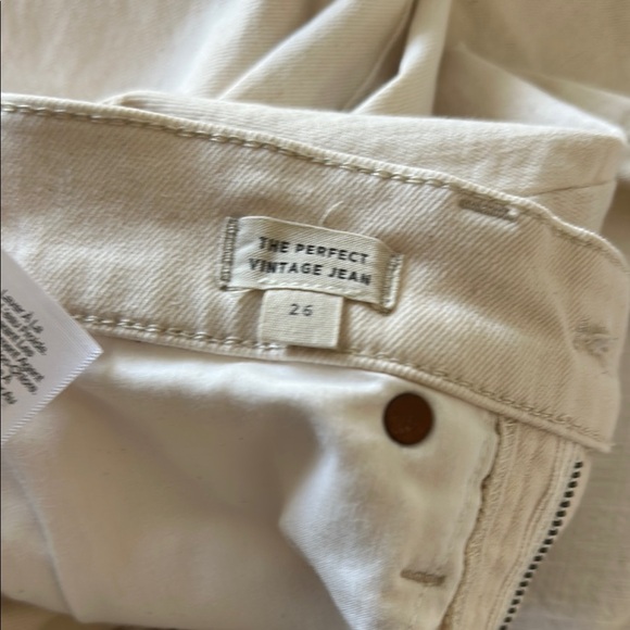 Madewell Cream Straight Leg Women's Jeans - Picture 8 of 11
